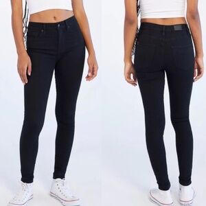 BDG High Rise Skinny Jeans Black Size 30